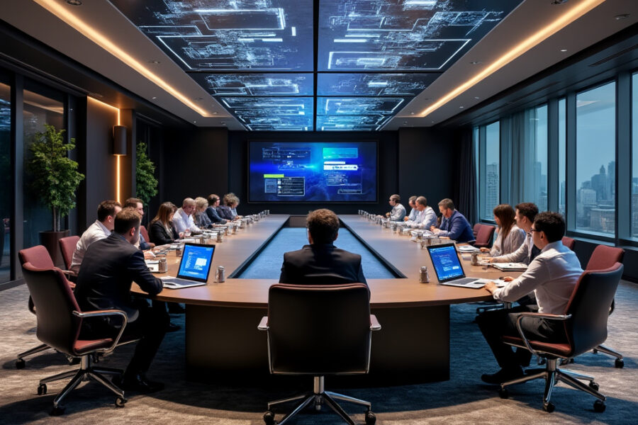 hotel managers using hotel sales management tools