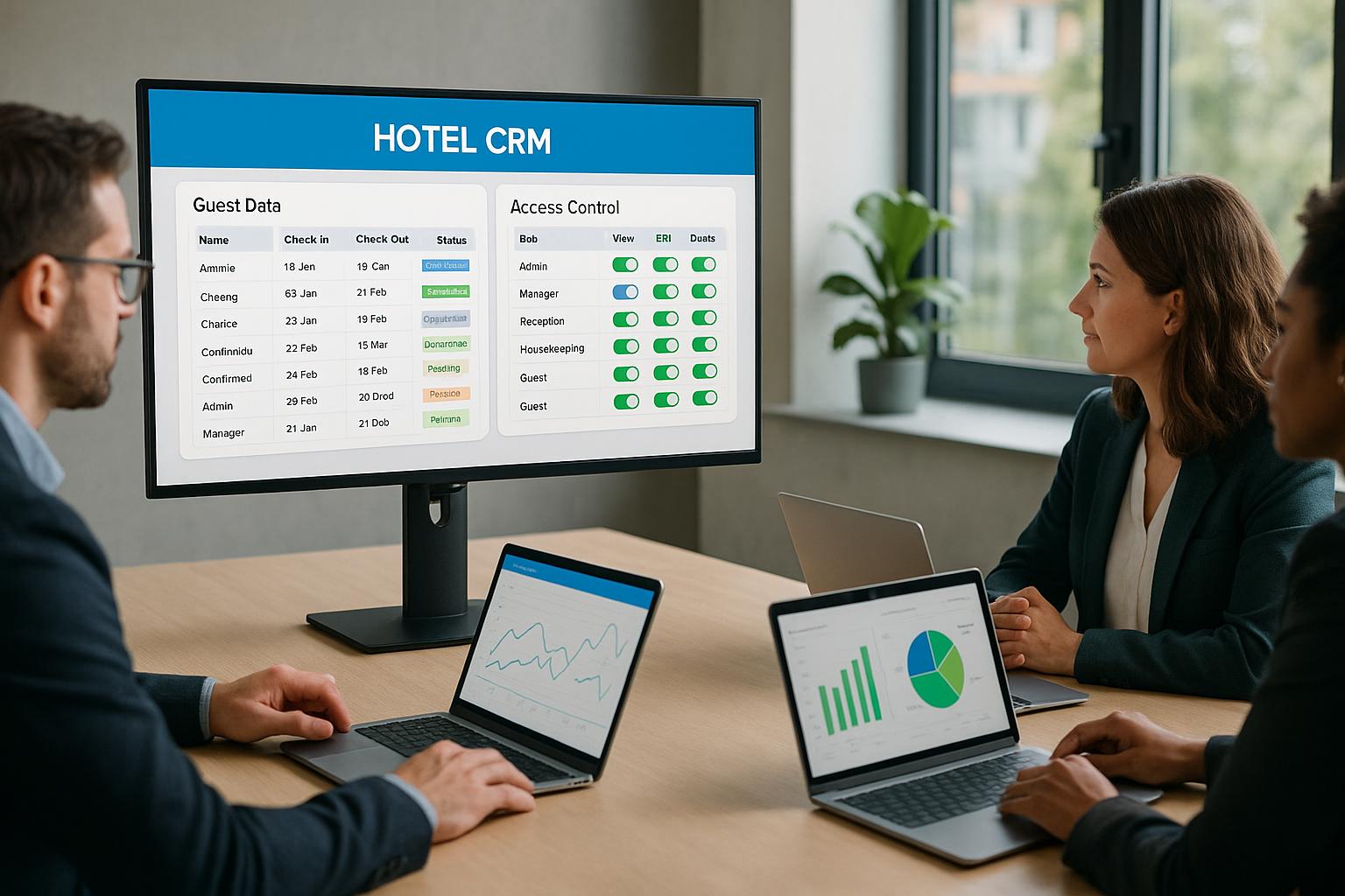Access Control vs. Data Security in Hotel CRMs