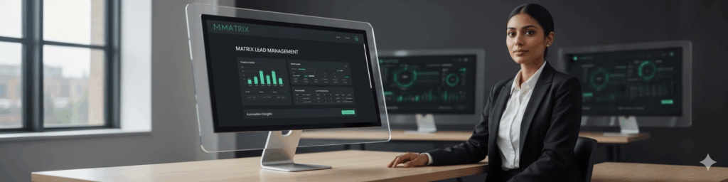 Home 15 hotel director of sales working on hotel lead management with Matrix