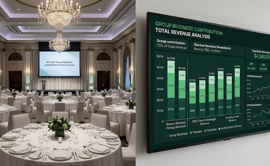 group contribution to RevPAR